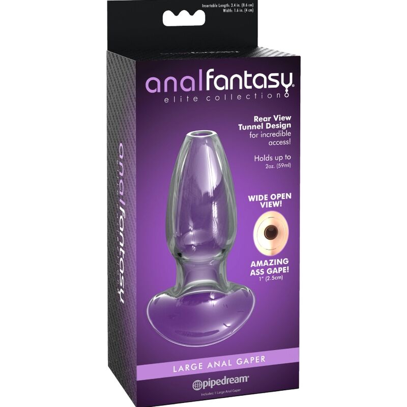 Explore advanced anal play with the Anal Fantasy Gaper Dilator. Premium materials, ergonomic design, and unisex appeal for thrilling and satisfying sensations.2