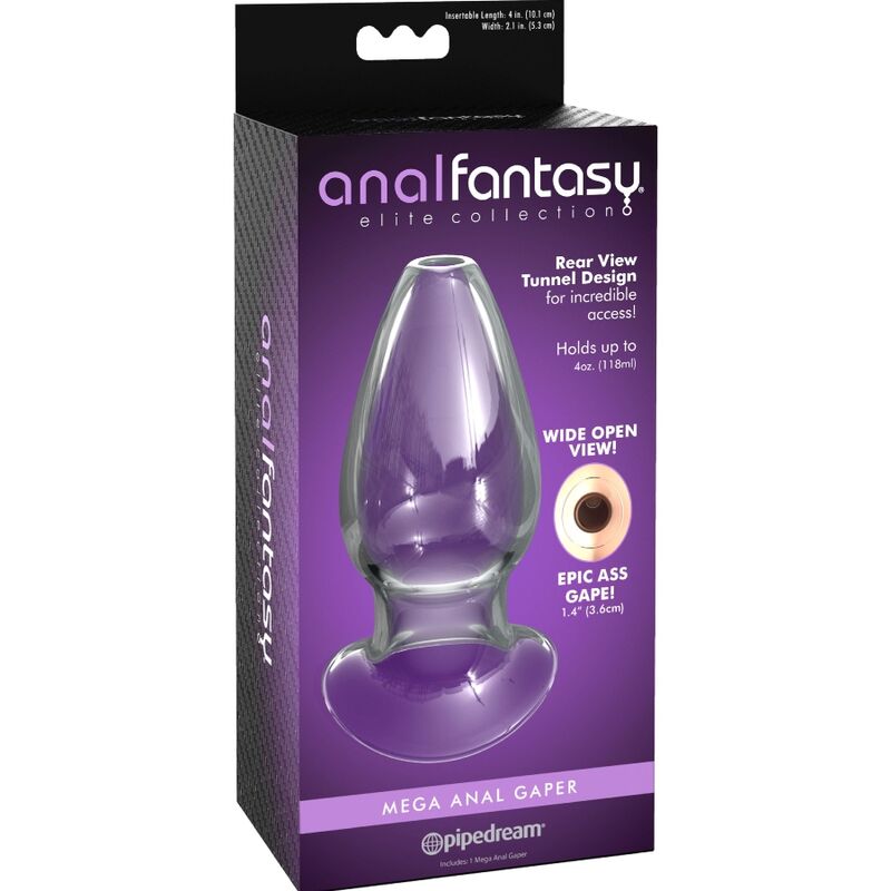 Explore advanced anal play with the Anal Fantasy Gaper Dilator. Premium materials, ergonomic design, and unisex appeal for thrilling and satisfying sensations.3