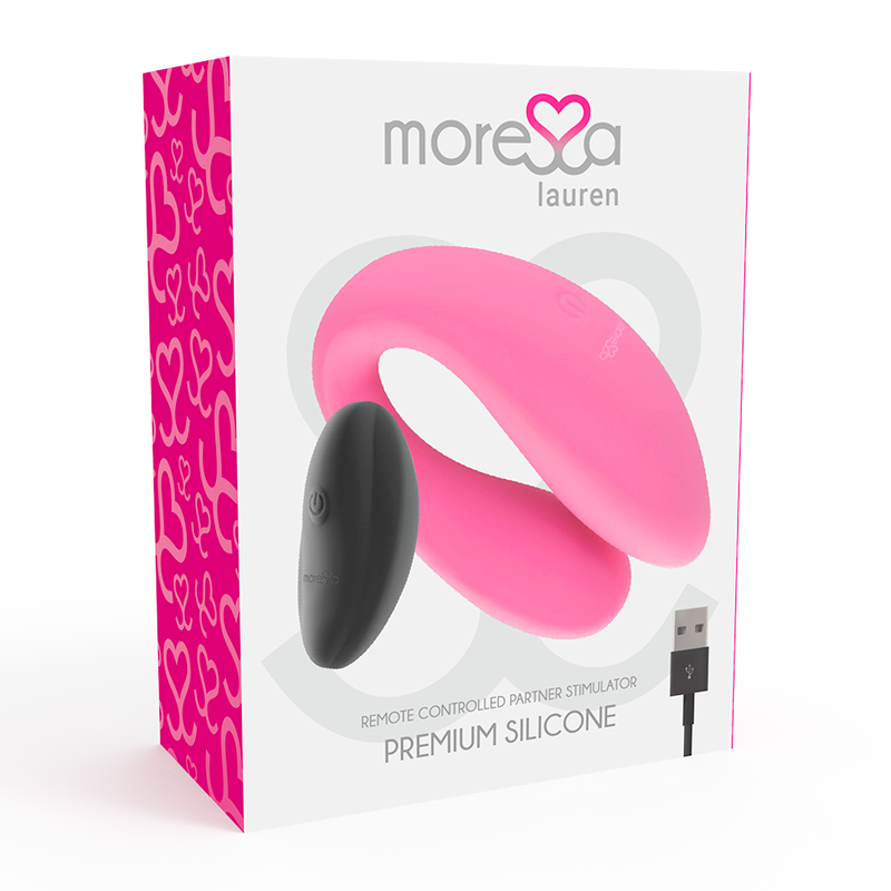 MORESSA - Lauren Remote Control Dual Vibrator for Couples by DelighToy