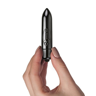 Rocks-Off RO-80mm Midnight Metal Waterproof Bullet Vibrator – Bullet Vibrators – product photo 2