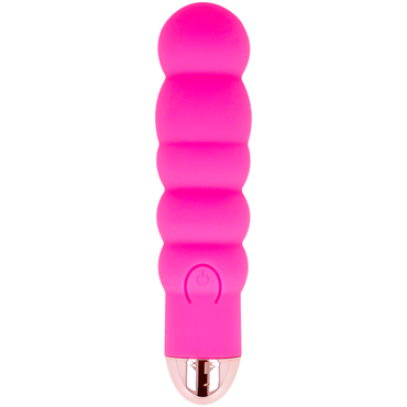 Dolce Vita Six Rechargeable Silicone Vibrator, USB – Vibrators – BLACK – product photo 2