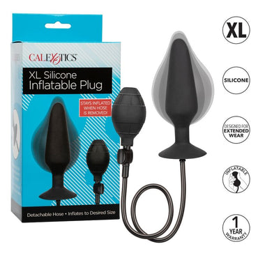 California Exotics XL Silicone Inflatable Butt Plug – Butt Plugs – product photo 2
