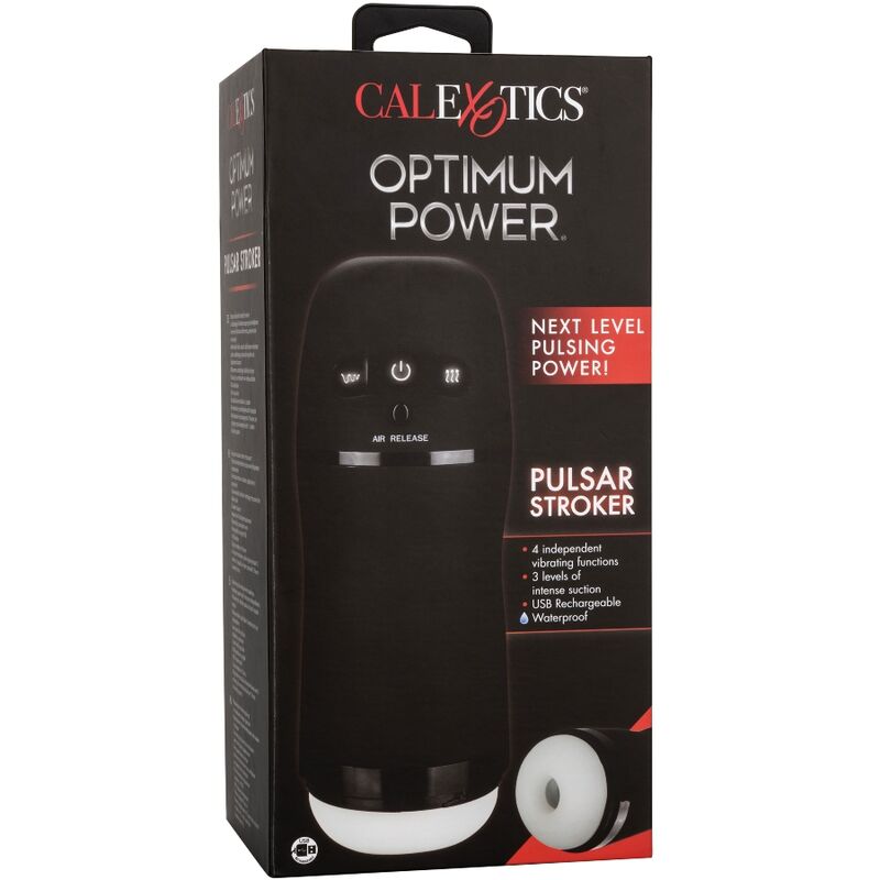 DelighToys - Optimum Power® Pulsar Stroker Vibrating and Suction Functio