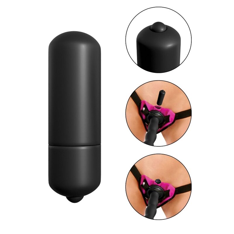 Fetish Fantasy Series - Vibrating Strap-On Set Purple.