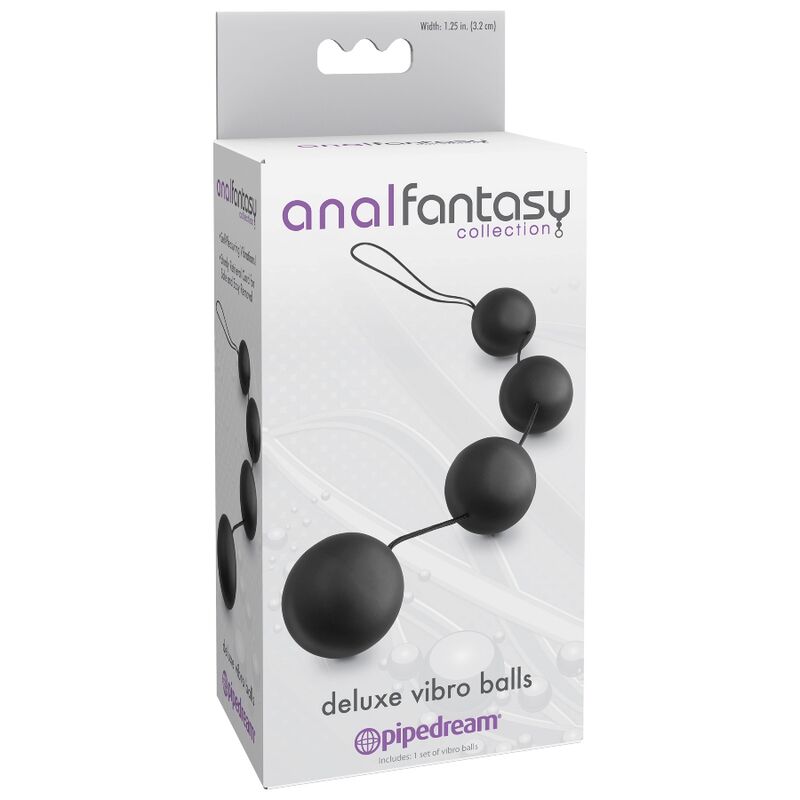 Explore thrilling sensations with Anal Fantasy Vibrating Anal Balls. Body-responsive vibrations, phthalate-free, and perfect for beginners or advanced users.2