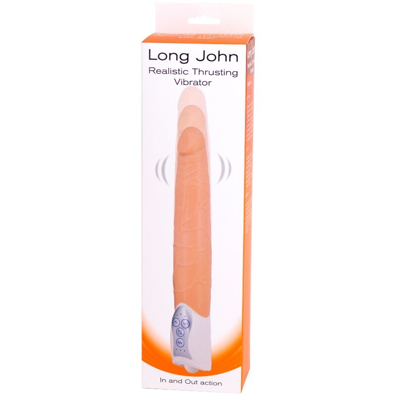 SEVEN CREATIONS - Long John Realistic Up & Down Vibrator by DelighToys
