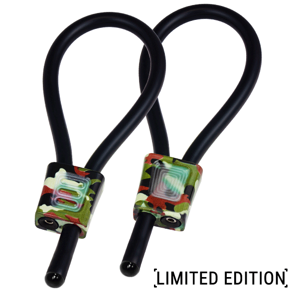 ELECTRASTIM - Prestige Electraloops Adjustable Cock Ring Camouflage