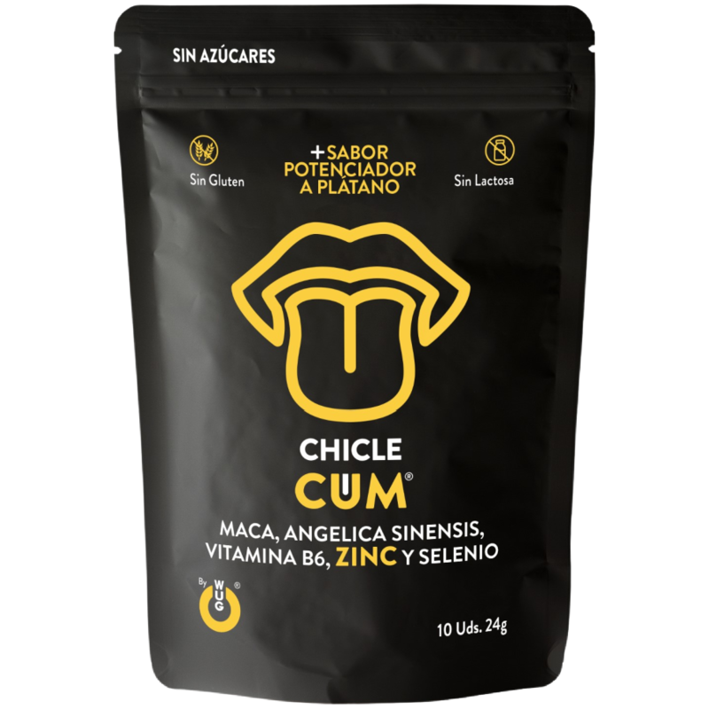 Wug Sex Sense - Cum Ejaculation Increase Gum & Semen Banana Flavor 10 Units