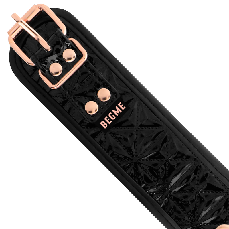 Begme - Black Edition Collar With Nipple Clamps With Neoprene Lining