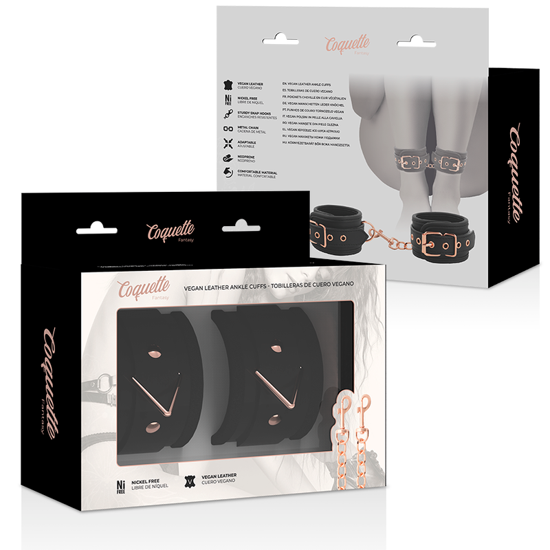 COQUETTE CHIC DESIRE - Fantasy Ankle Cuffs with Neoprene Lining by