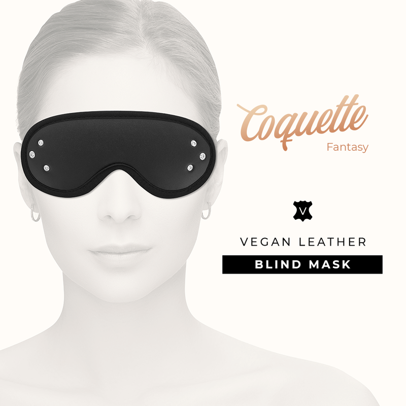 COQUETTE CHIC DESIRE - Fantasy Vegan Leather Mask with Neoprene Lining (1)