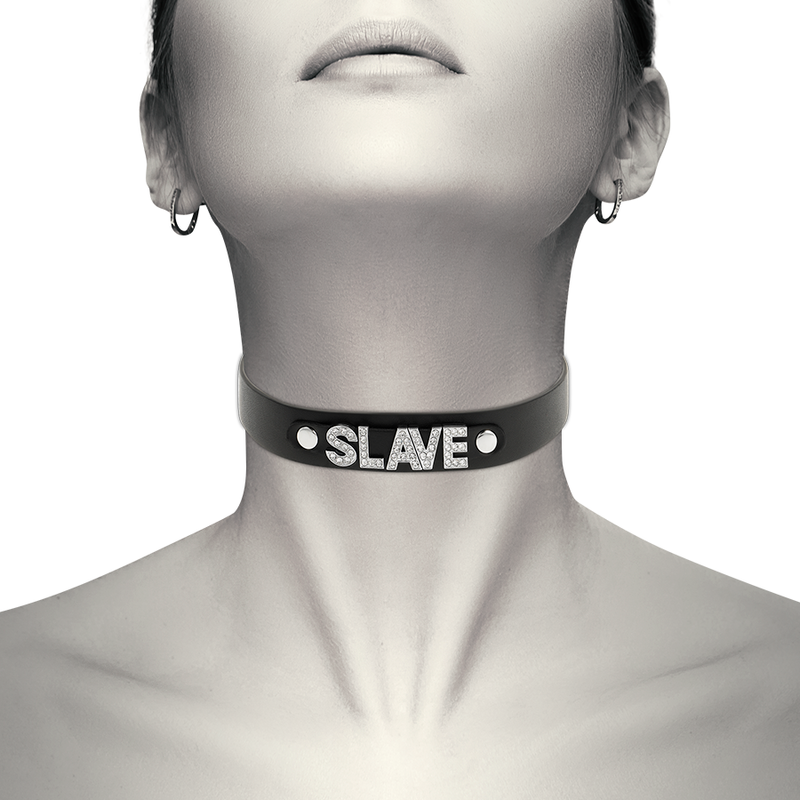 DelighToys - Coquette Chic Desire Vegan Leather Adjustable Choker by DelighToys