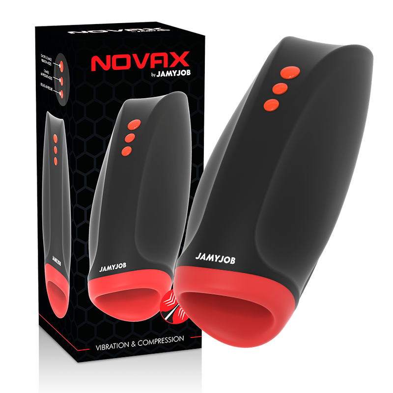 JAMYJOB - Novax Masturbator Vibration and Compression by DelighToys