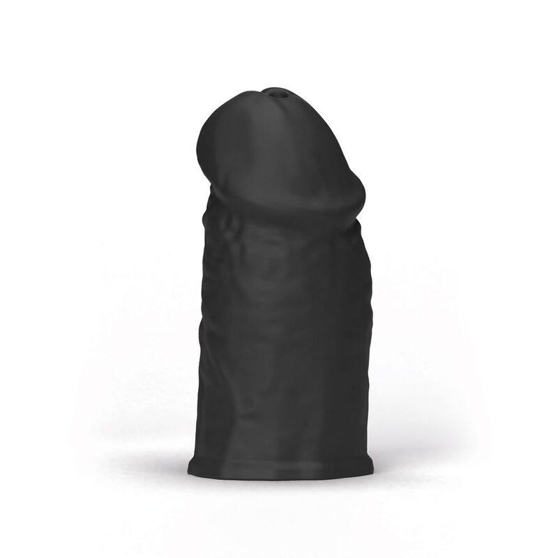 Experience deep pleasure with the All Black Masturbator E-Boy. Thick, realistic, and body-safe with a zig-zag interior. Made in Belgium and trending on TikTok!3