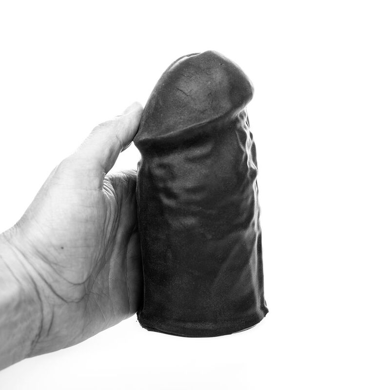 Experience deep pleasure with the All Black Masturbator E-Boy. Thick, realistic, and body-safe with a zig-zag interior. Made in Belgium and trending on TikTok!4