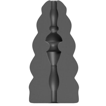 Experience unique sensations with the All Black Masturbator Flick. Spiral design, thick ridges, and textured interior. Body-safe TPR for intense, satisfying play.1