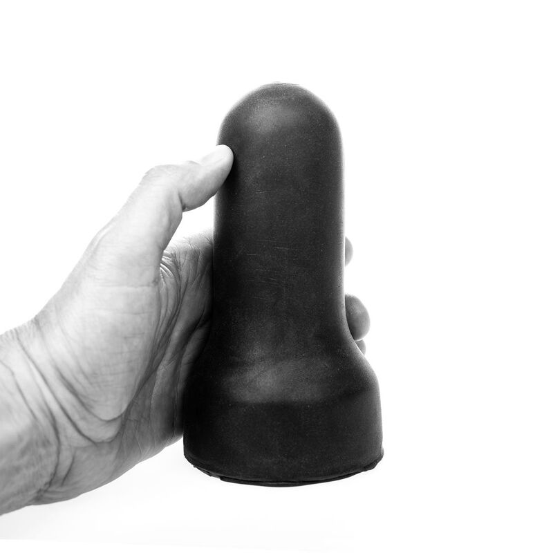 Experience ultimate pleasure with the All Black Masturbator Chub. Smooth exterior, ridged interior, and body-safe material. Made in Belgium for consistent, intense play.3