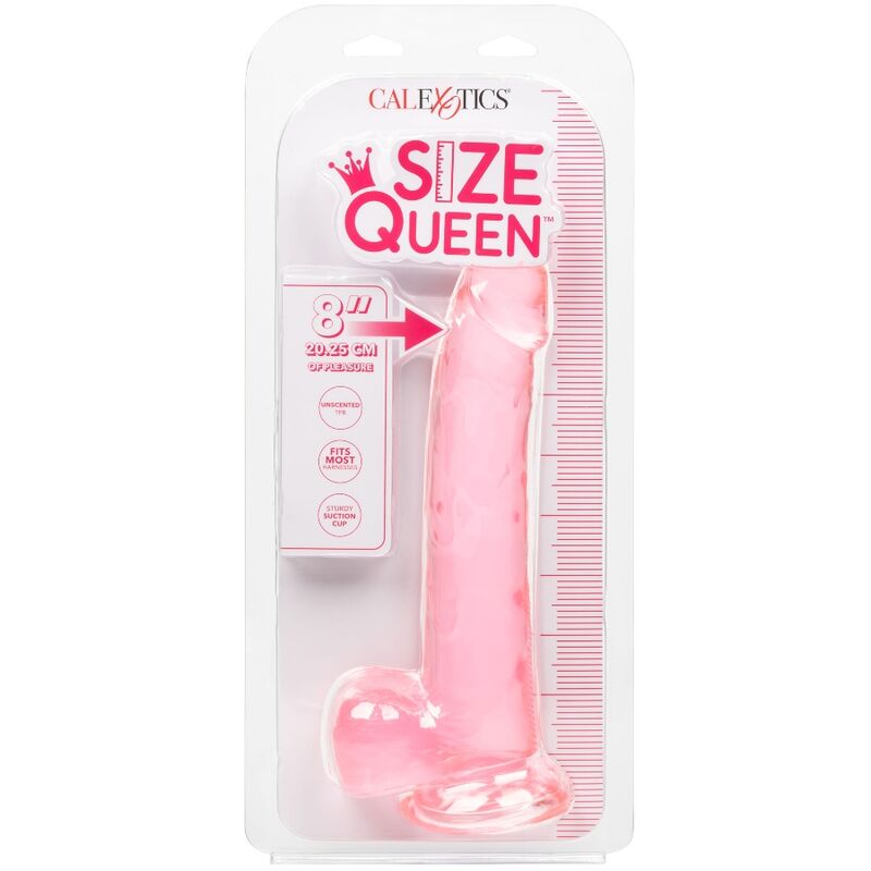 California Exotics - Size Queen Dildo Pink 20.3 Cm