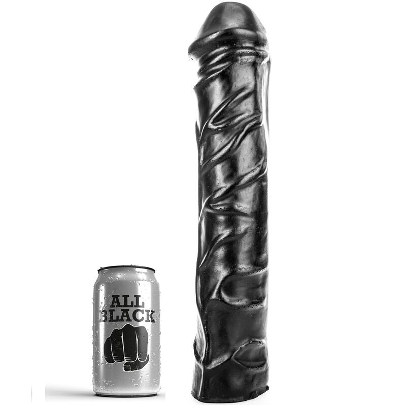 Experience intense sensations with the All Black Giant Fisting Dildo. Realistic, thick, and body-safe for deep pleasure. Compatible with water and silicone lubricants.1