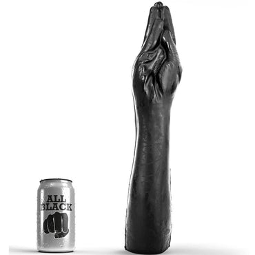 Experience deep, intense sensations with the All Black Fist Giant Fisting Dildo. Life-size, realistic, and body-safe. Perfect for advanced users seeking extreme pleasure.1
