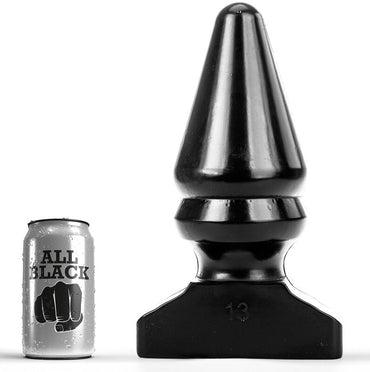 Experience intense stretching with the All Black - Anal Plug Cone Thick. Extra-large, body-safe, and compatible with water or silicone lubricants for ultimate pleasure.1