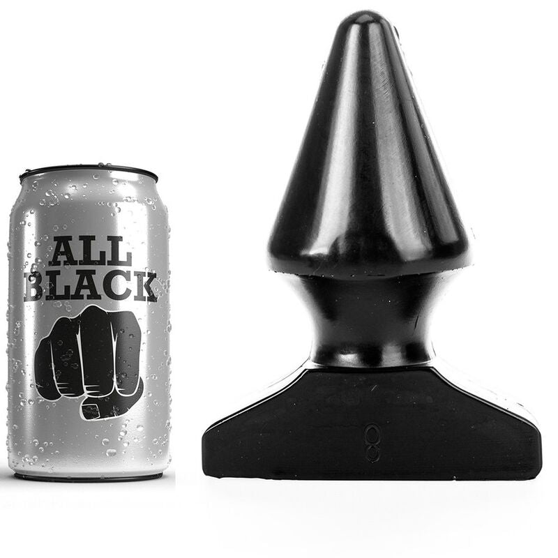 The All Black Anal Plug Cone’s tapered shape makes insertion and stretching easy and satisfying. Safe, hypoallergenic, and compatible with water or silicone-based lubricants.1