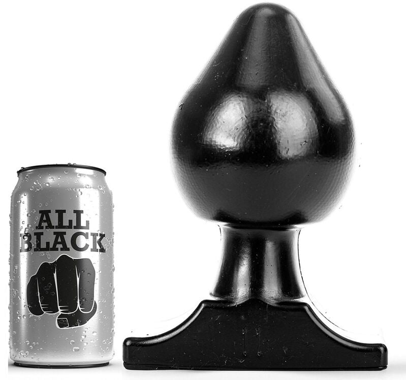 Experience controlled stretching with the All Black Anal Plug Base. Soft, flexible, and body-safe. Compatible with water and silicone-based lubricants for smooth use.1