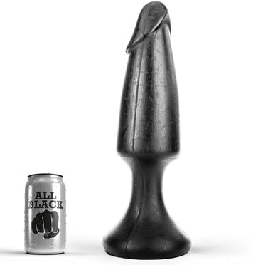 Experience intense fullness with the All Black Butt Plug Dildo. Realistic design, large size, and body-safe. Perfect for deep stretching. Compatible with all lubricants.1