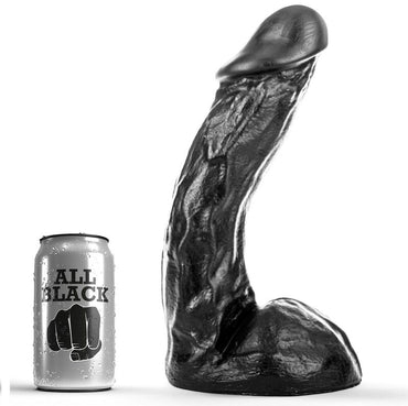 Experience intense G-spot pleasure with the All Black G-Spot Dong Dildo. Curved, long, and body-safe. Perfect for anal and vaginal play with any lubricant.1