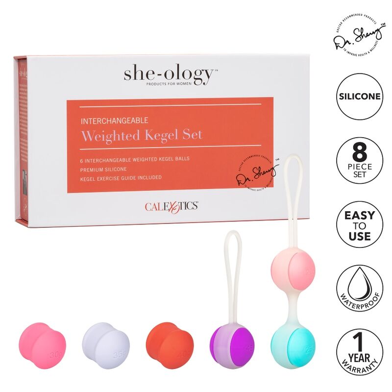 DelighToys - California Exotics She – Ology Interchangeable Weighted Kegel Set by