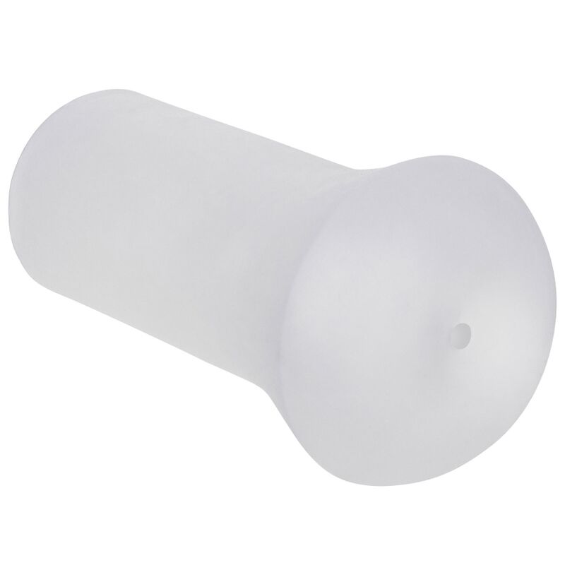CaliExotics Boundless Male Stroker features a textured chamber, soft Pure Skin feel and closed-end suction. Available in transparent, beige, and caramel brown.1