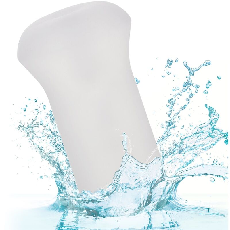CaliExotics Boundless Male Stroker features a textured chamber, soft Pure Skin feel and closed-end suction. Available in transparent, beige, and caramel brown.6