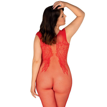Obsessive N112 Red Lace Bodystocking Limited Edition – Bodysuits – product photo 2