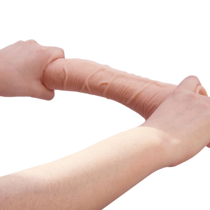 Baile Alex Realistic Dildo features lifelike design, curved shaft, soft TPR skin, and strong suction cup for hands-free, G-spot or prostate stimulation.111