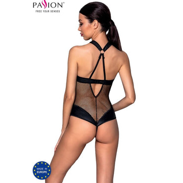 Passion Amanda Body in Ecological Leather and Mesh Lingerie – Lingerie – S/M – product photo 2