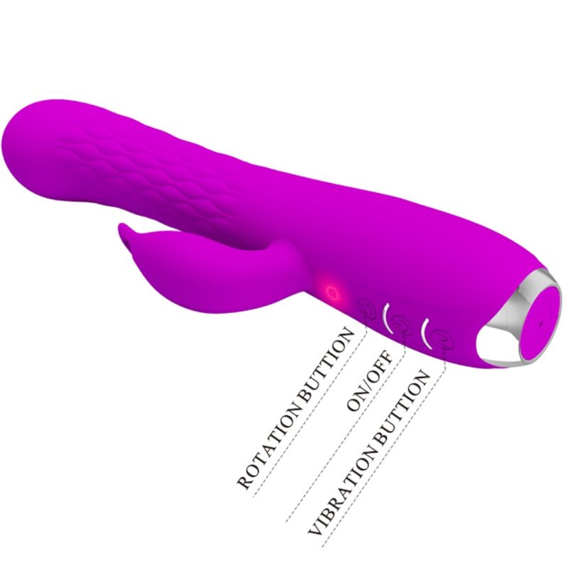 PRETTY LOVE - Molly Vibrator with Rechargeable Rotation by DelighToys