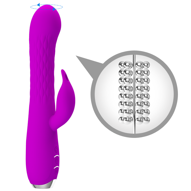 PRETTY LOVE - Molly Vibrator with Rechargeable Rotation by DelighToys