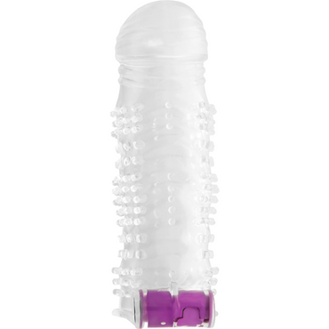 OHMAMA - Textured Penis Sheath Vibrating Bullet by DelighToys