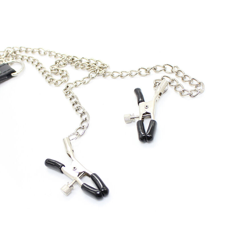 OHMAMA - Nipple Clamps Chains and Adjustable Ring by DelighToys