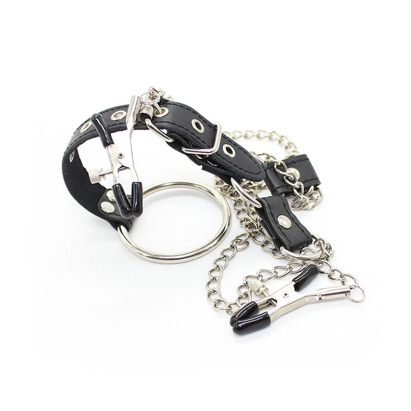 OHMAMA - Nipple Clamps Chains and Adjustable Ring by DelighToys