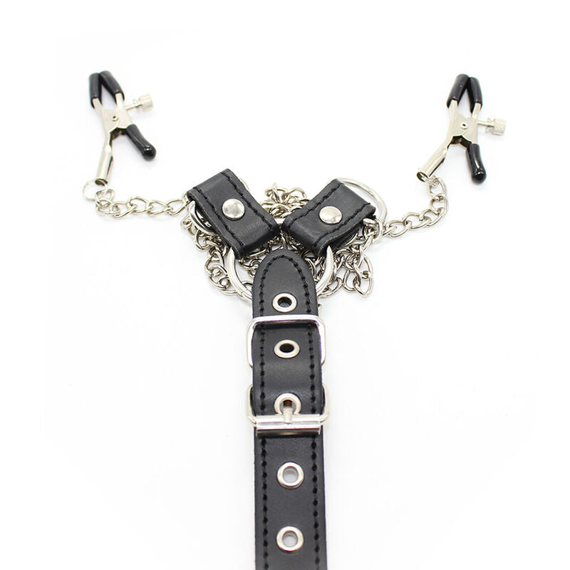 OHMAMA - Nipple Clamps Chains and Adjustable Ring by DelighToys