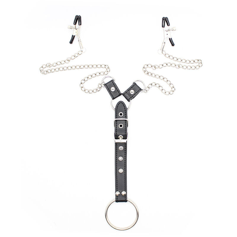 OHMAMA - Nipple Clamps Chains and Adjustable Ring by DelighToys