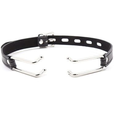 OHMAMA - Leather Gag Metal Hooks by DelighToys