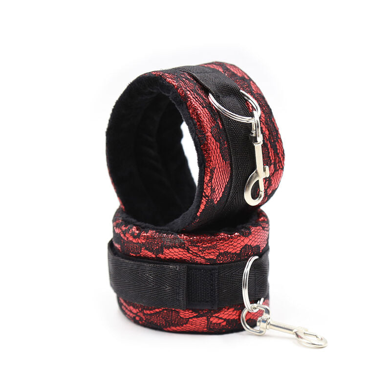 OHMAMA - Velvet Handcuffs Nylon Tape by DelighToys