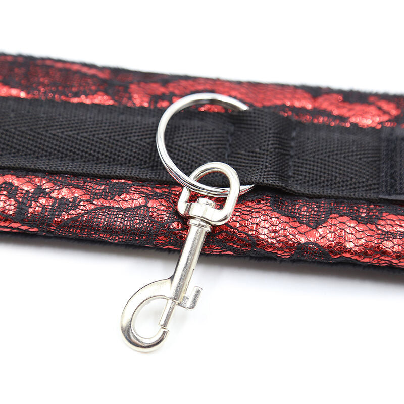 OHMAMA - Velvet Handcuffs Nylon Tape by DelighToys