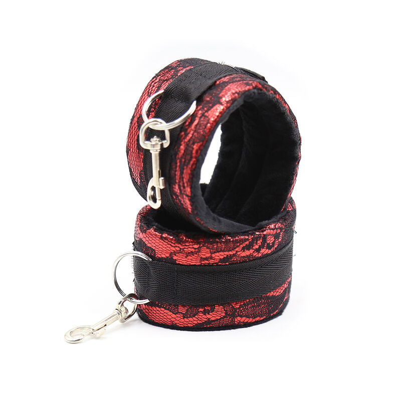 OHMAMA - Velvet Handcuffs Nylon Tape by DelighToys