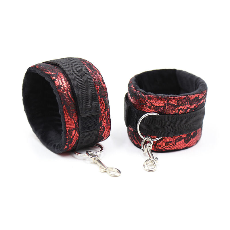 OHMAMA - Velvet Handcuffs Nylon Tape by DelighToys