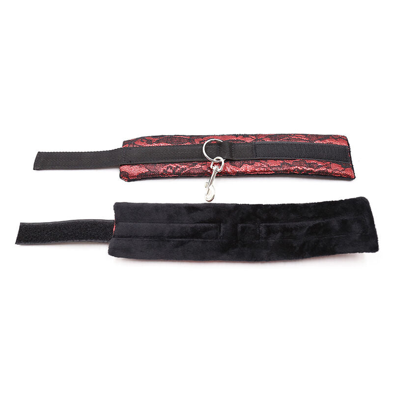 OHMAMA - Velvet Handcuffs Nylon Tape by DelighToys