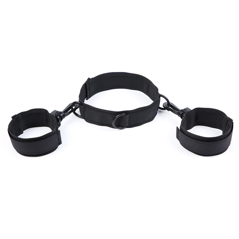 OHMAMA - Nylon Handcuffs and Adjustable Collar by DelighToys
