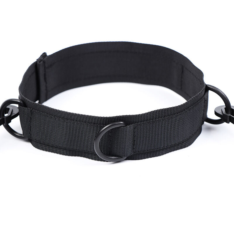OHMAMA - Nylon Handcuffs and Adjustable Collar by DelighToys